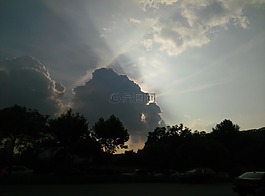 天空,云,光影