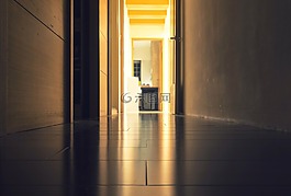 走廊,在室內,光