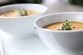 湯,食品,晚餐