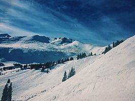 雪山,雪,山