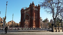 arcodetriunfo,巴塞罗那,旅游