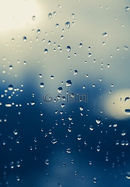 雨滴,窗口,雨