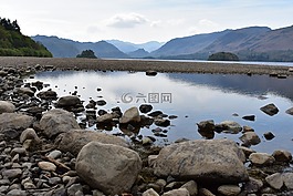derwentwater,湖,反思