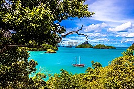 泰國,假期,太陽