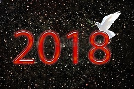除夕,新的一年的一天,2018