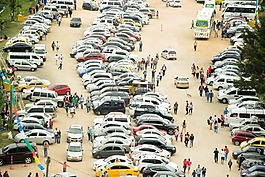汽車,停車,騷動(dòng)