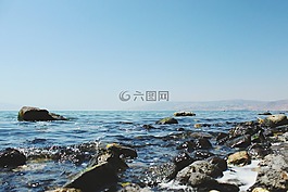 海灘,海岸,自然