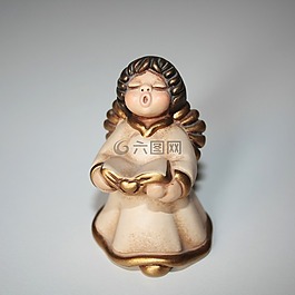 天使,裝飾,歌唱