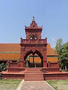 寺,古代,老