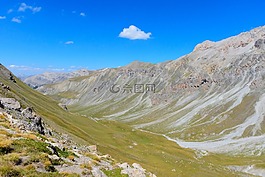 山,景觀,天空