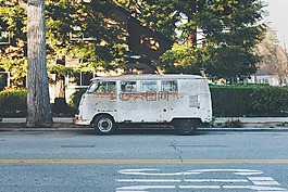 貨車,車輛,街