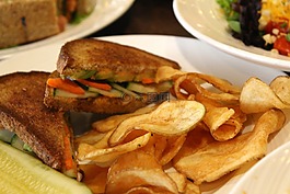 食品,餐廳,芯片