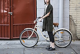 女子,自行車,時(shí)尚