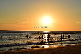 日落,埃斯特角,壁纸