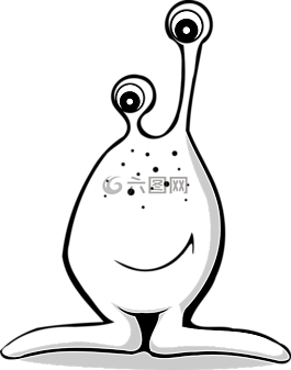 外星人,綠色,眼睛
