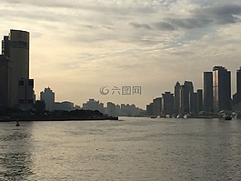 上海,黃浦江,早晨