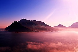 山,山脈,水