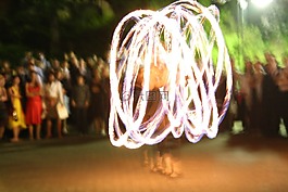 lichtspiel,火,光的圈子