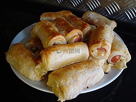 熱狗,小吃,香腸