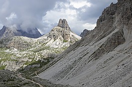 dolomty,阿爾卑斯山,意大利