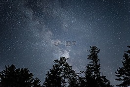 銀河,自然,夜