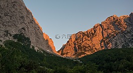 懸崖,景觀,山