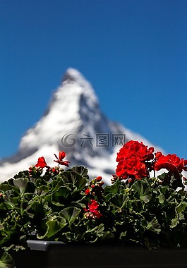 山,天空,景觀