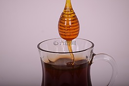 蜂蜜,碗,蜜蜂的蜂蜜