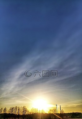 日落,太陽(yáng),黃昏