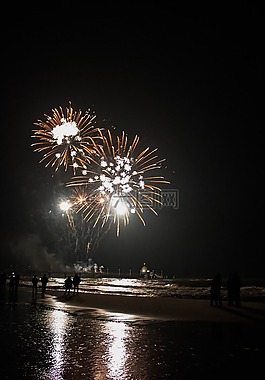 煙花爆竹,波羅的海,海