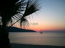 意大利,厄尔巴岛,日落