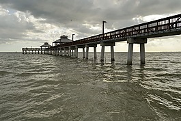 水,海,碼頭