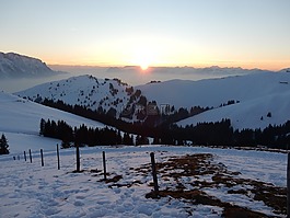 abendstimmung,高山,山