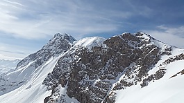 粗糙的号角,高山,tannheimer 山