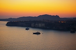 科西嘉,日落,海