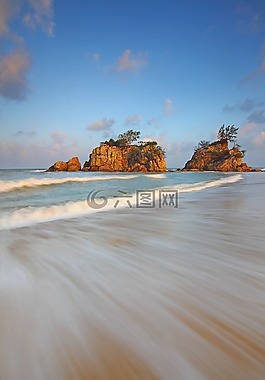 海灘,自然,海洋