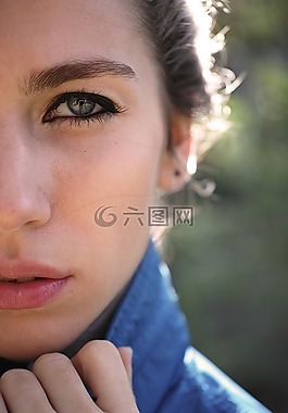 婦女,模型,美麗