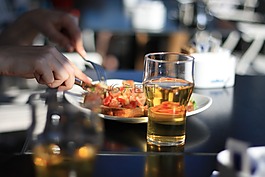 啤酒,菜,喝