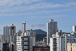 城市,建筑物,摩天大樓