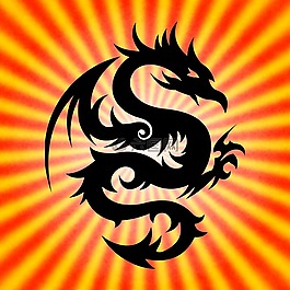 龍,火,怪物