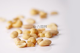 坚果,螺母组合,咸的花生