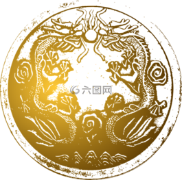 龍,硬幣,中國