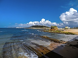 景觀,海,海灘