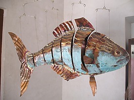 鱼,艺术品,表