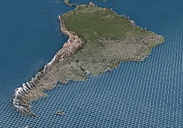 南美洲,安第斯山脈,3d地圖