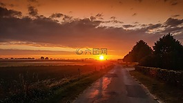 上午,太陽,離