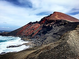 火山,蘭薩羅特,金絲雀