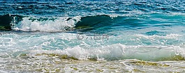 波,海,自然