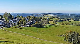 德国,sauerland,山国家