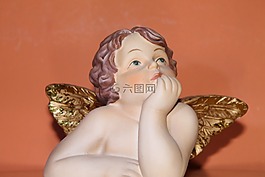 天使,數(shù)字,雕塑